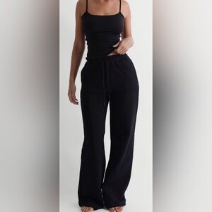 STRUCTURED WIDE LEG SWEATPANTS | NEW WITH TAGS!